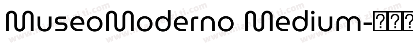 MuseoModerno Medium字体转换